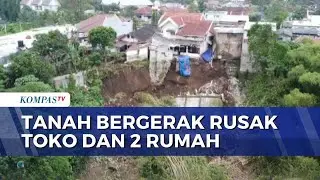Tanah Bergerak di Jember, Picu Longsor Sedalam 15 Meter Rusak Rumah dan Toko | BERUT