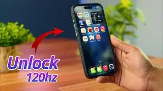 Unlock 120Hz Refresh Rate On iPhone 🔥 Hidden iPhone Trick