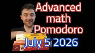 Study math with me | July 5 2026