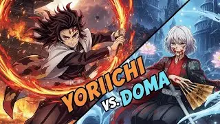|yoriichi Vs upper moon 2| doma | fight in minecraft|who would win| demon slayer in minecraft| 