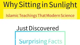 Why Sitting in Sunlight Is Harmful | Islamic Teachings That Modern Science Just Discovered 