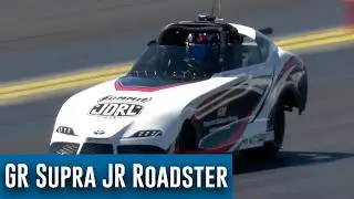 Антрон Браун совершает ПЕРВЫЙ заезд на Toyota GR Supra Jr Roadster