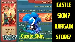 New Fortune Event and Castle Skin | Bargain Store? | Lords Mobile #newcastleskin #lordsmobile