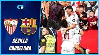 ✅ SEVILLA GOLE&Oacute; 4-1 a BARCELONA y le QUIT&Oacute; el INVICTO en LA LIGA