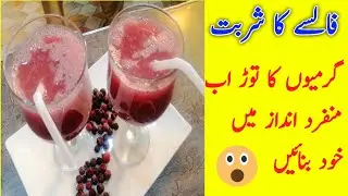 Falsa Sharbat Recipe | False Ka Sharbat Banane Ka Tarika | falsay ka sharbat recipe urdu