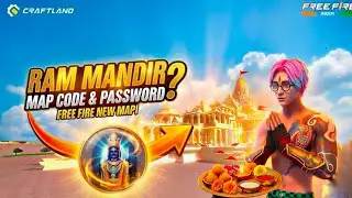 ① 2026 BEST RAM MANDIRA MAP CODE & PASSWORD FREE FIRE VIP GAMERS #freefire#rammandir #craftland