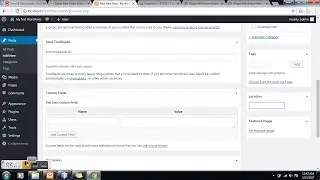 Create Custom Meta Boxes