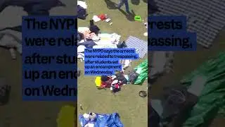Columbia University students arrested after Palestine protest