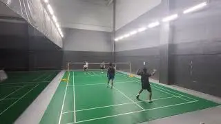 Racket Riot Club - Rent @ Premiere Badminton Court - Cainta (Erb & Eron vs Shaun & Bouncy)