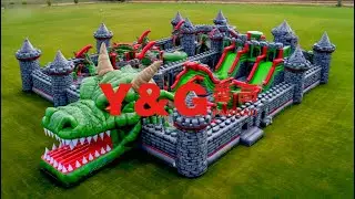 Dragon-Themed Indoor Inflatable Park for Adults &ndash; Jump, Battle & Unleash Your Inner Warrior! 🐉🔥