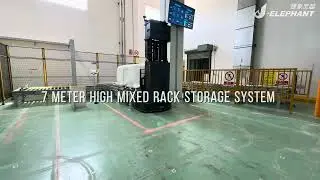 FMCG | 7 meter high hybrid rack storage system