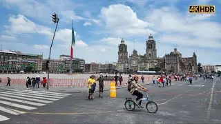 4K | Mexico City | Mexico | Centro Historico | Bike Ride