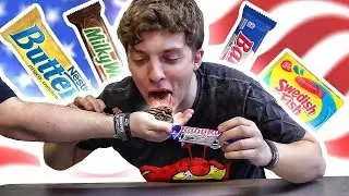 SLOGOMAN TRIES AMERICAN CANDY!