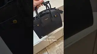How cute is the Sac de jour in the nano size. Definitely adding one to my wishlist ✨️ #ysl #bags