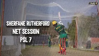 Exclusive: Sherfane Rutherford's Net Session | PSL 7