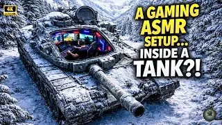 I Built World's First Hidden Gaming Setup Inside a Giant Military Tank | ASMR Silent Build