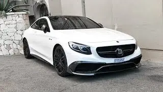 BRABUS S63 AMG Coup&eacute; - LOUD REVS and SOUNDS !