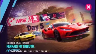 NFS No Limits | Ferrari F8 Tributo NFS 30th Anniversary | Day 5 Heat | 0 Gold Spent | NFSNL
