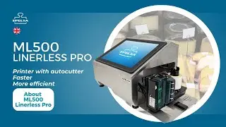 ML500 LINERLESS PRO (EN) - Impresora with autocutter