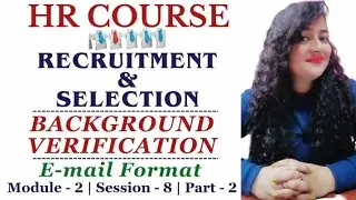 Background Verification | Consent Email #hrcourses #backgroundverification #hr #readytogetupdate
