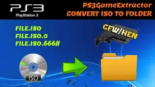 Ps3 how to convert ISO to Folder PS3GameExtractor-File.iso,File.iso.0,File.iso.666# Tutorial