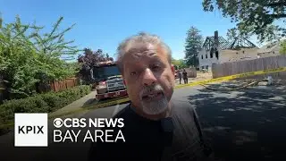 Watch: Owner of San Ramon's Harlan House reacts to fire at historic building