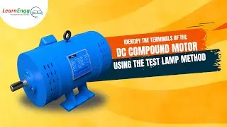 Определите клеммы двигателя постоянного тока с помощью метода контрольной лампы #electrical #lear...