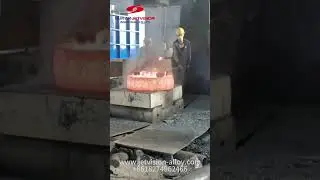 Forging rotary kiln drag wheel forgings carbon manganese steel forgings GCr15SiMn forgings