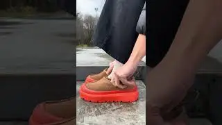 Идеальные угги для мокрой погоды и слякоти Ugg Tasman Weather Hybrid Chestnut / Orange