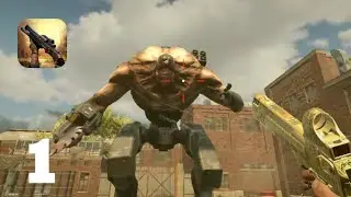 Zombie Harbor: Offline FPS Gameplay walkthrough part 1 (android,iOS)