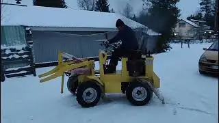 Ensimmäinen testi / First testdrive without scoop