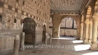 Sheesh Mahal or the 'Hall of Mirrors' in Amber Fort, Jaipur