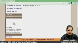TIFR Chemistry GS 2024 OFFICIAL UPDATE | MUST WATCH | TIFR Chemistry | IFAS publications
