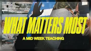 What Matters Most: The Concept of Scripture: 11-12-25