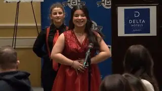 All I want for Christmas Mariah Carey solo - Show Choir performance at the Chamber of Commerce 2025