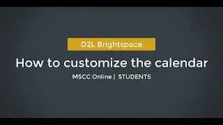 How to customize the calendar