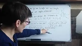 triangle rectangle dans un repère orthonormé