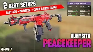 COD MOBILE PEACEKEEPER MK2 BEST GUNSMITH SETUP NO RECOIL + FAST ADS + LONG & CLOSE RANGE LOADOUT