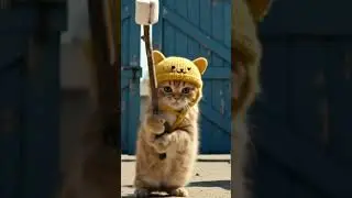 Kitten Heroics  Tiny Protector Faces Dog Gang! #mamacat #cat #cutecats #animation #shorts