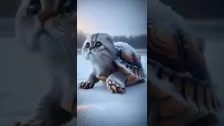 cat +turtle #AnimalReel  #3DReel  #TrendingAnimals  #AnimalEdit
