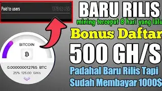 BARU RILIS !! CLOUD MINING BITCOIN TERCEPAT DI ANDROID TERBARU 2022 | FREE CLOUD MINING | BITCOIN