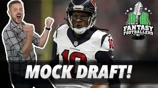 Fantasy Football 2019 - First Mock Draft of 2019 + Dynasty Draft Tips - Ep. #702