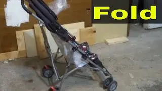 How To Fold An Umbrella Stroller-Easy Tutorial