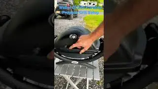 Weber Q1200 Portable Propane Grill Setup