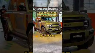 Icaur V23 : SUV Electric Yang Boleh Offroad!😎 #shorts #icaur #v23 #suv #ev #engeartv #offroad
