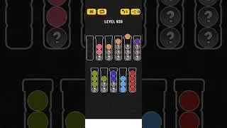 Ball sort level 920