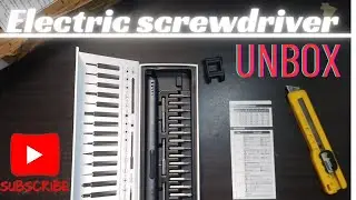 Electric screwdriver unbox || 62 in 1 Cordless Precision Power Screwdriver with 48 Bits #video