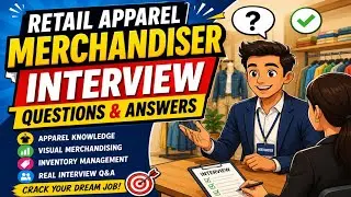 Retail Apparel Merchandiser Interview Questions & Answers - English Speaking Conversation