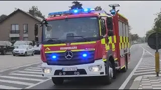 Opkomst & Uitruk NIEUWE Autopomp A61 Brandweer Maasmechelen HVZ Oost-Limburg!