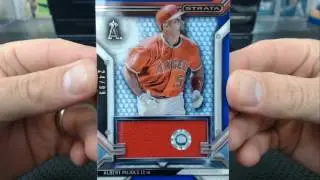2016 Topps Strata Baseball 12 Box Case Break #1